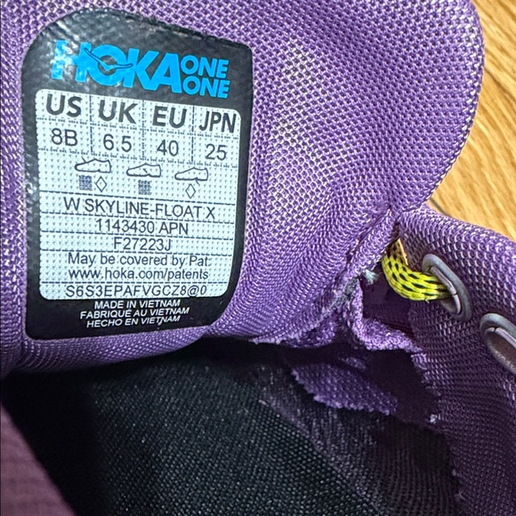 Hoka Women's Purple and Blue Athletic Shoes - Picture 4 of 6